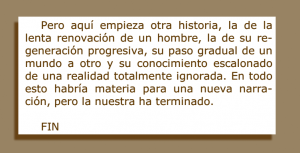 La última frase de una historia