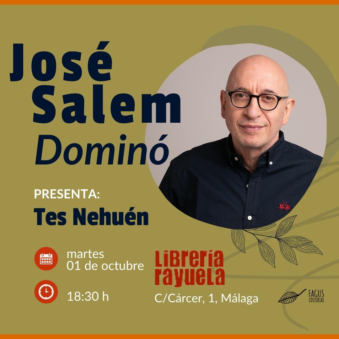 Cartel de la presentación de José Salem en Málaga