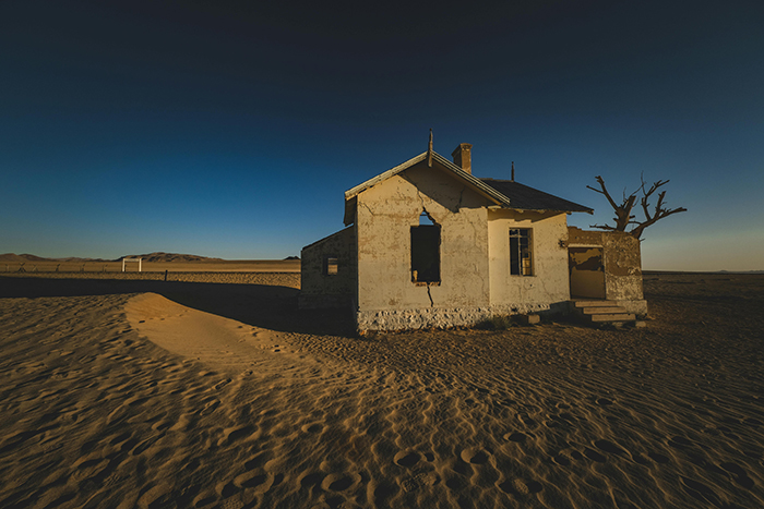 Una casa abandonada