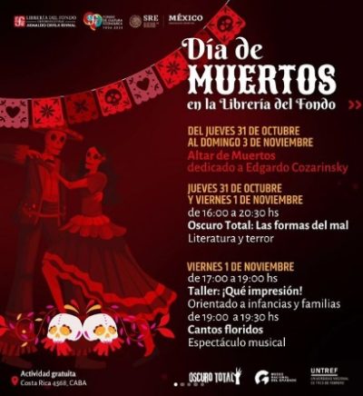 Actividades literarias por el Día de Muertos 2024