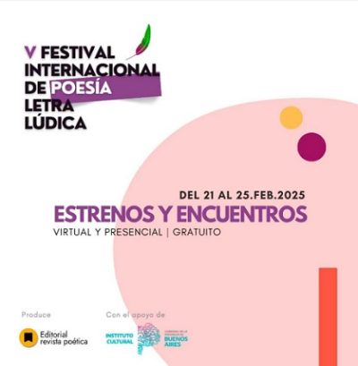 V Festival Internacional de Poesía Letra Lúdica FEIPOLL