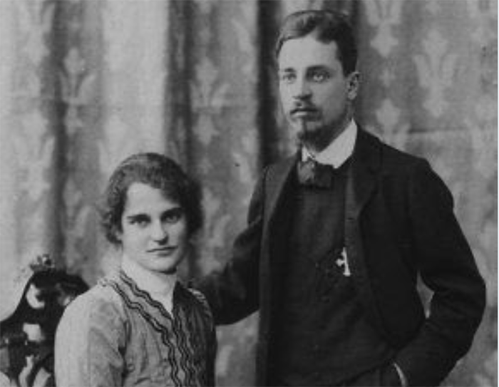 Rainer Maria Rilke y Lou Andreas-Salomé